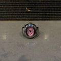 Silver Watch Ring (Pink)